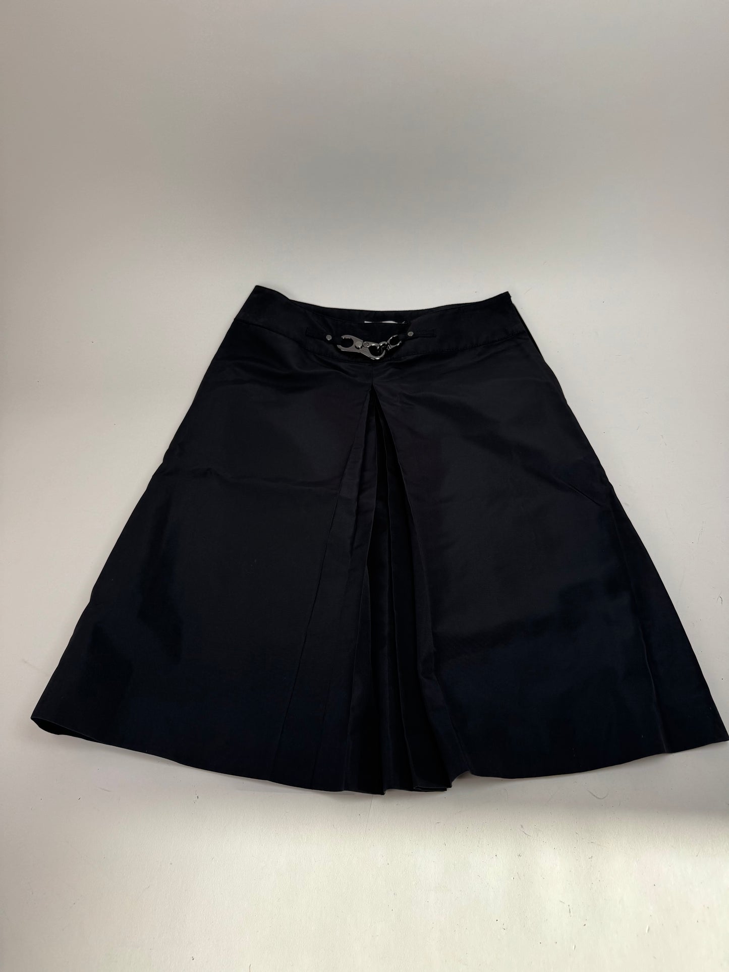 Vintage Celine Paris Silk Skirt black 36/S
