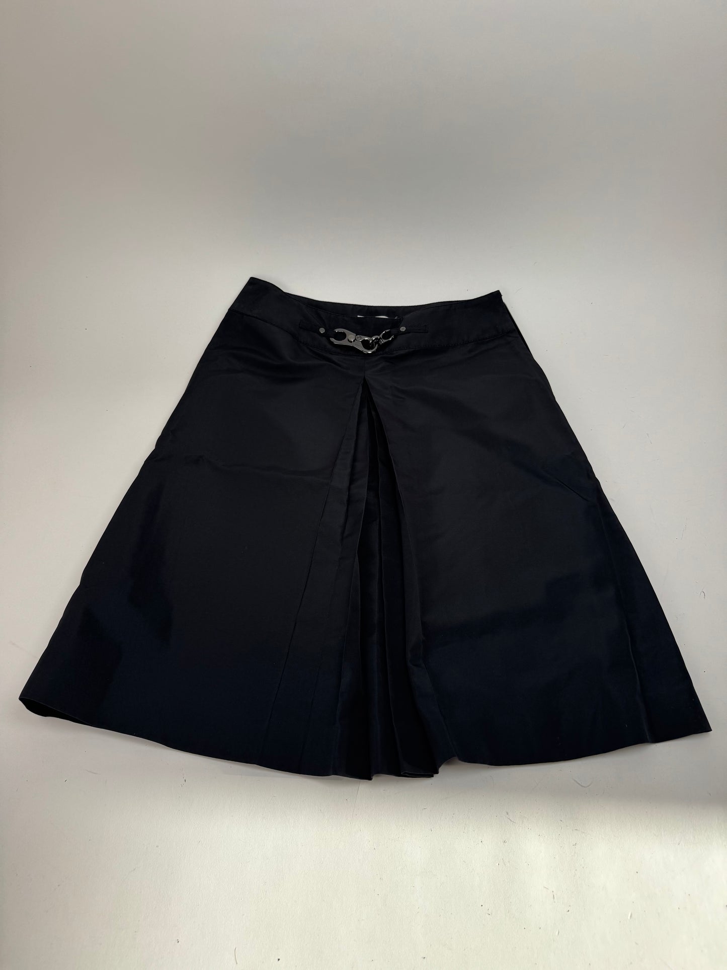 Vintage Celine Paris Silk Skirt black 36/S