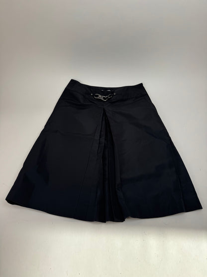 Vintage Celine Paris Silk Skirt black 36/S