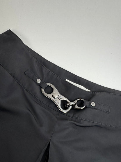 Vintage Celine Paris Silk Skirt black 36/S