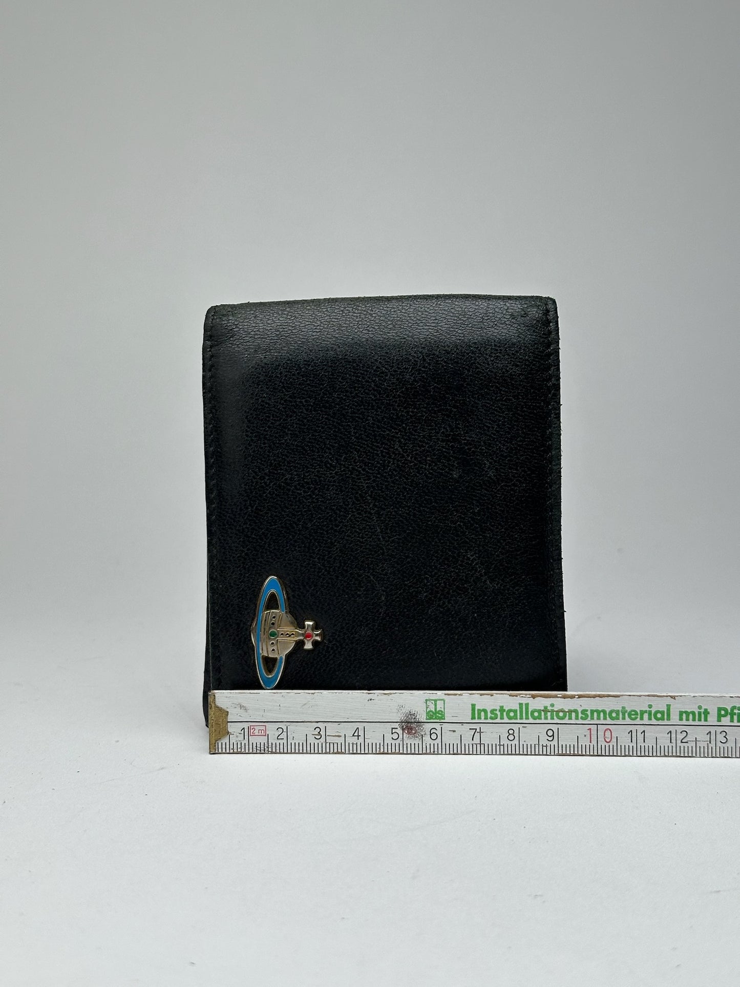 Vintage Vivienne Westwood foldable wallet leather black