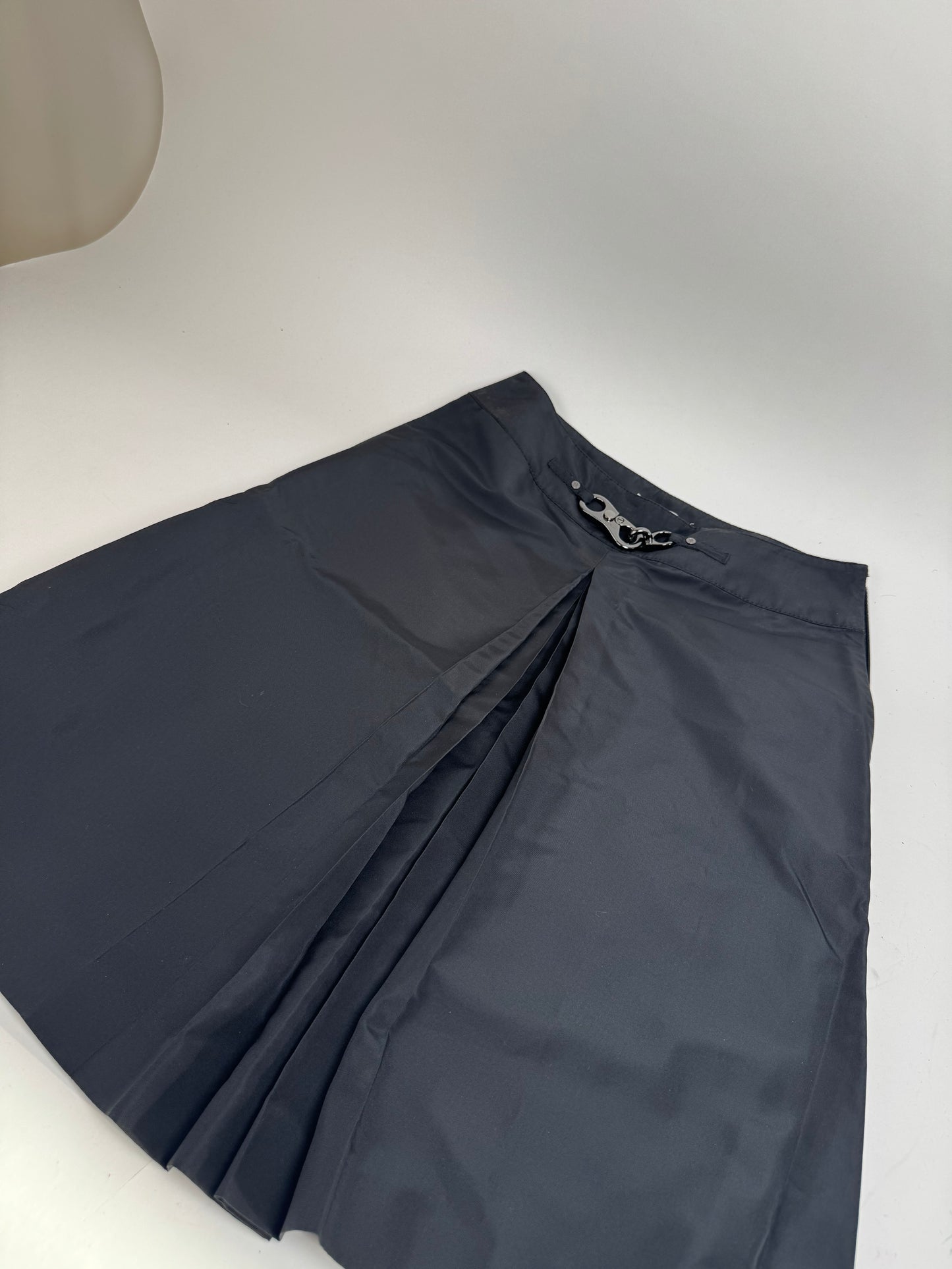 Vintage Celine Paris Silk Skirt black 36/S