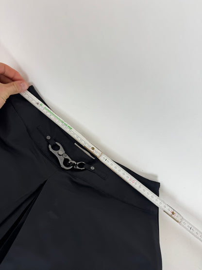 Vintage Celine Paris Silk Skirt black 36/S