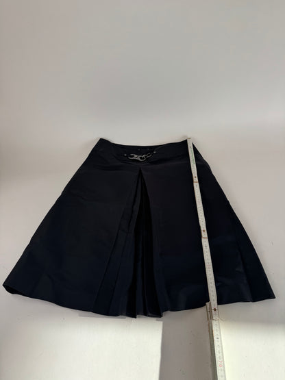 Vintage Celine Paris Silk Skirt black 36/S
