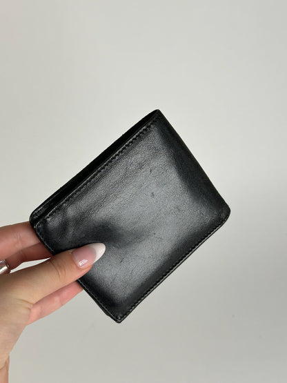 Vintage Vivienne Westwood foldable wallet leather black