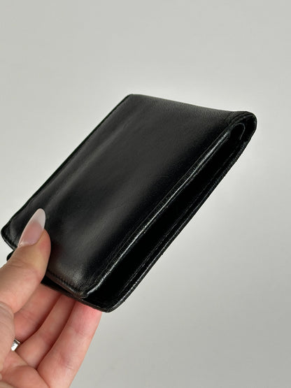 Vintage Vivienne Westwood foldable wallet leather black