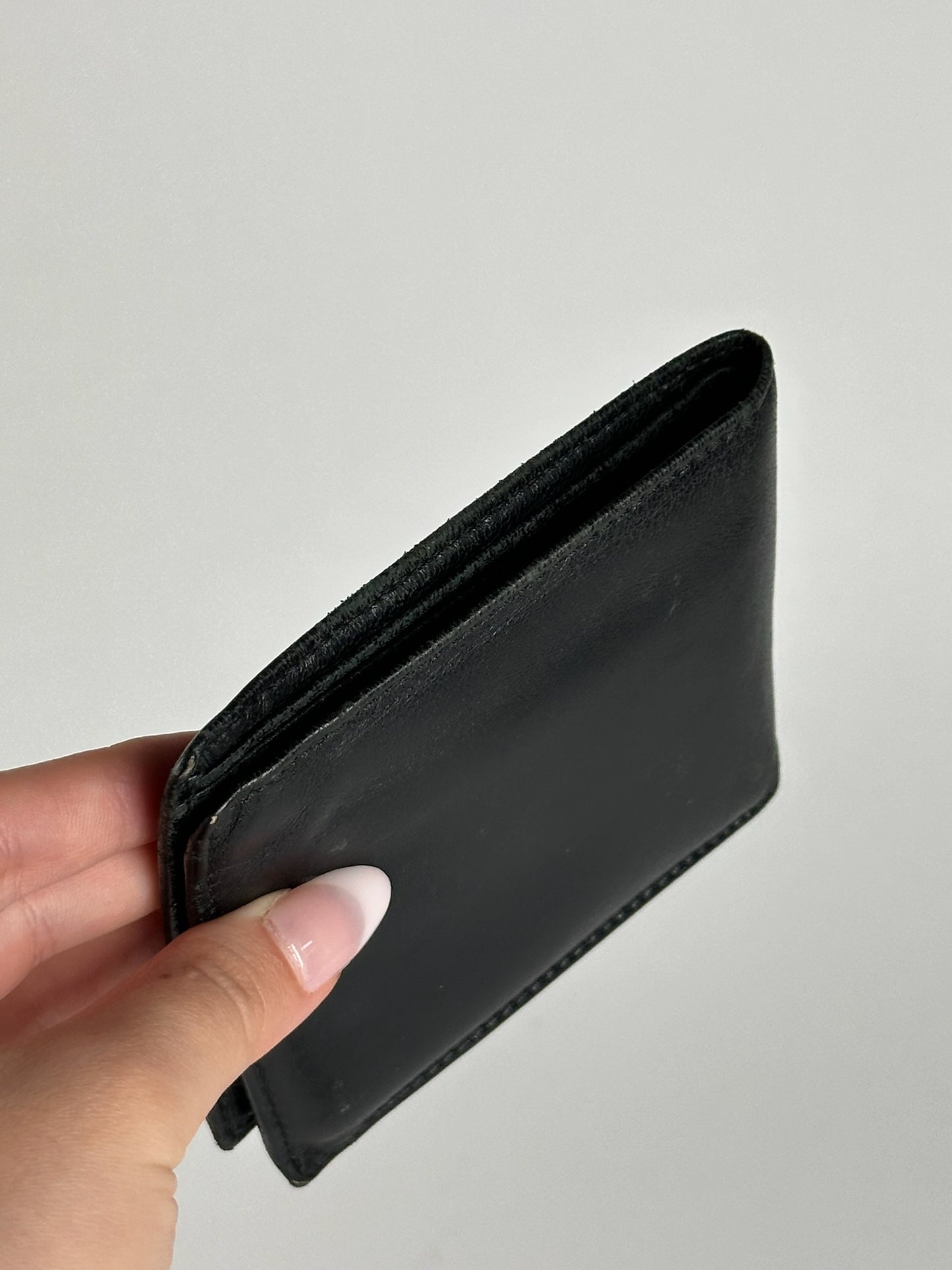 Vintage Vivienne Westwood foldable wallet leather black