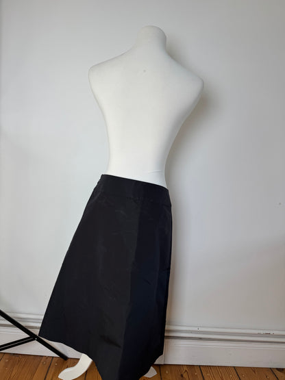 Vintage Celine Paris Silk Skirt black 36/S