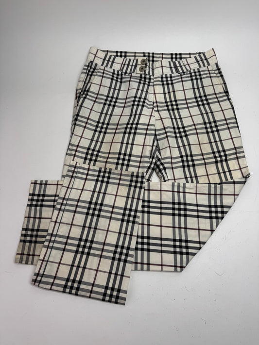 Vintage Burberry Nova Check Pants Beige M