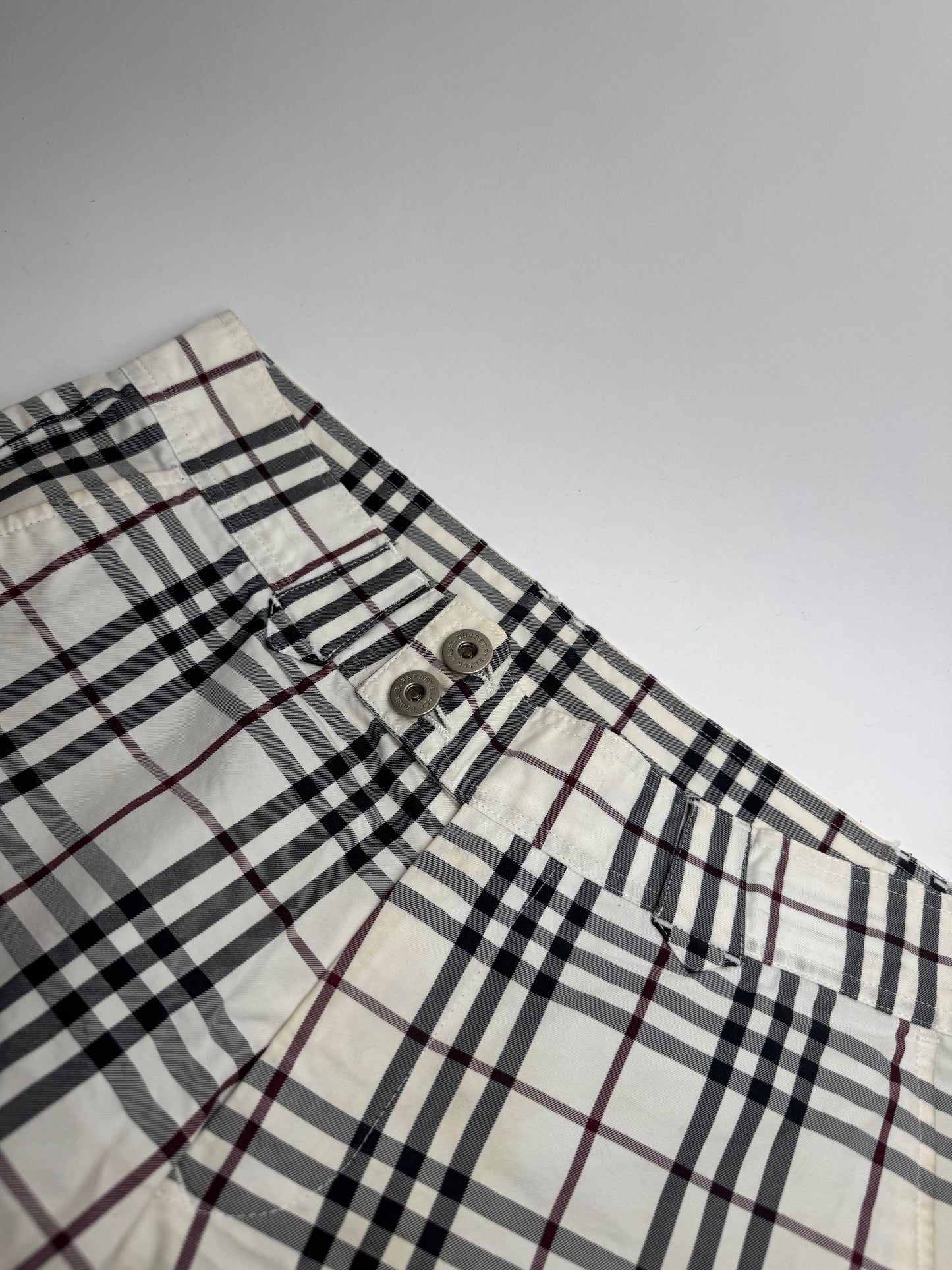 Vintage Burberry Nova Check Pants Beige M