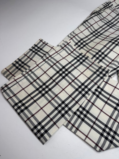 Vintage Burberry Nova Check Pants Beige M