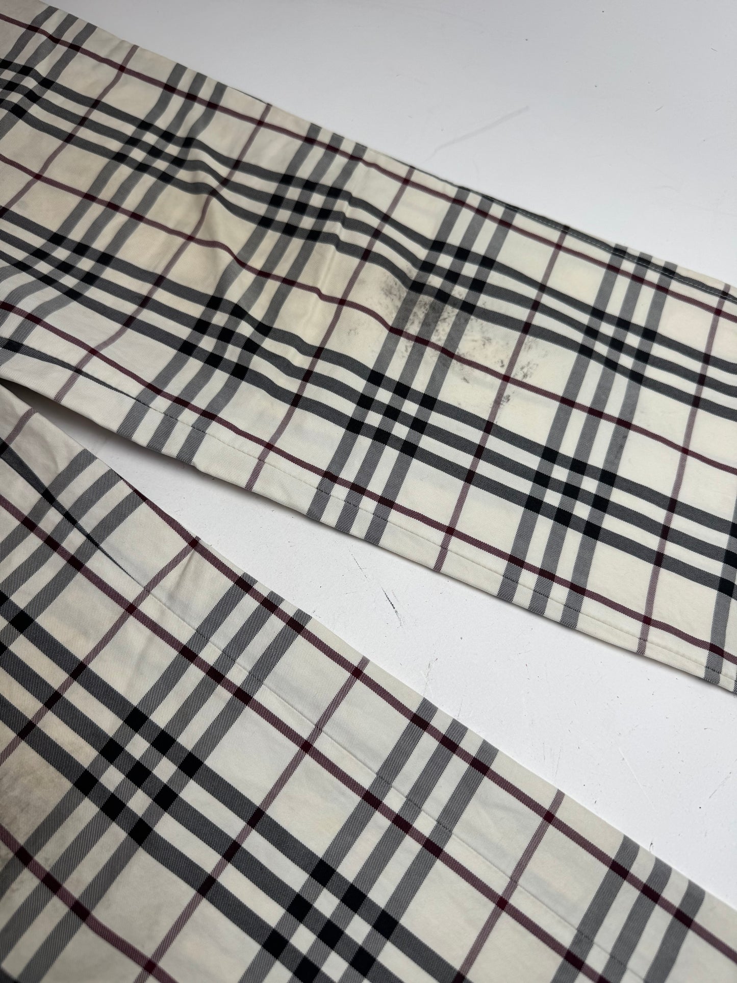 Vintage Burberry Nova Check Pants Beige M