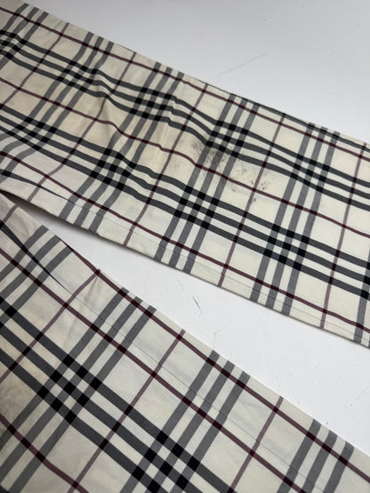Vintage Burberry Nova Check Pants Beige M