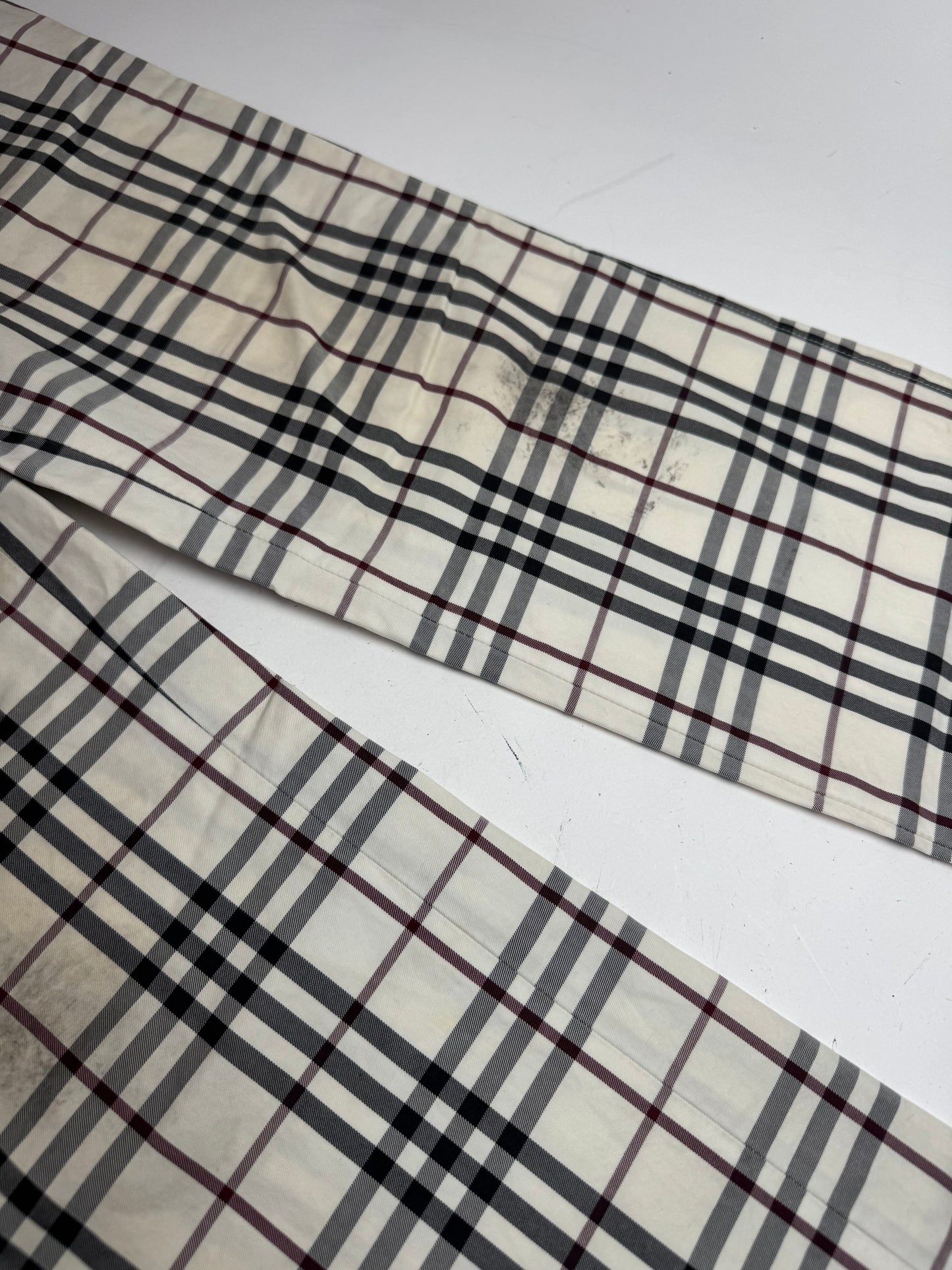 Vintage Burberry Nova Check Pants Beige M