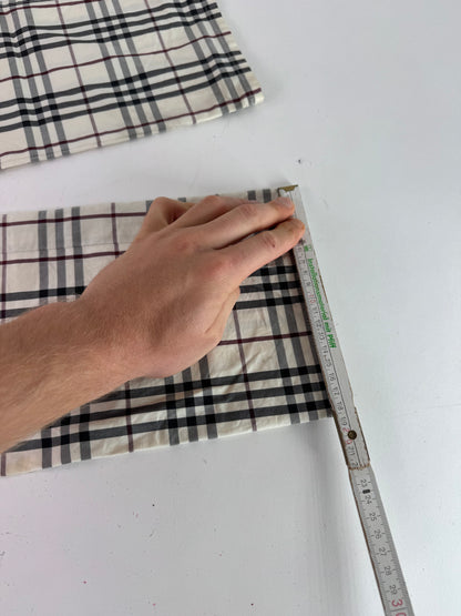 Vintage Burberry Nova Check Pants Beige M