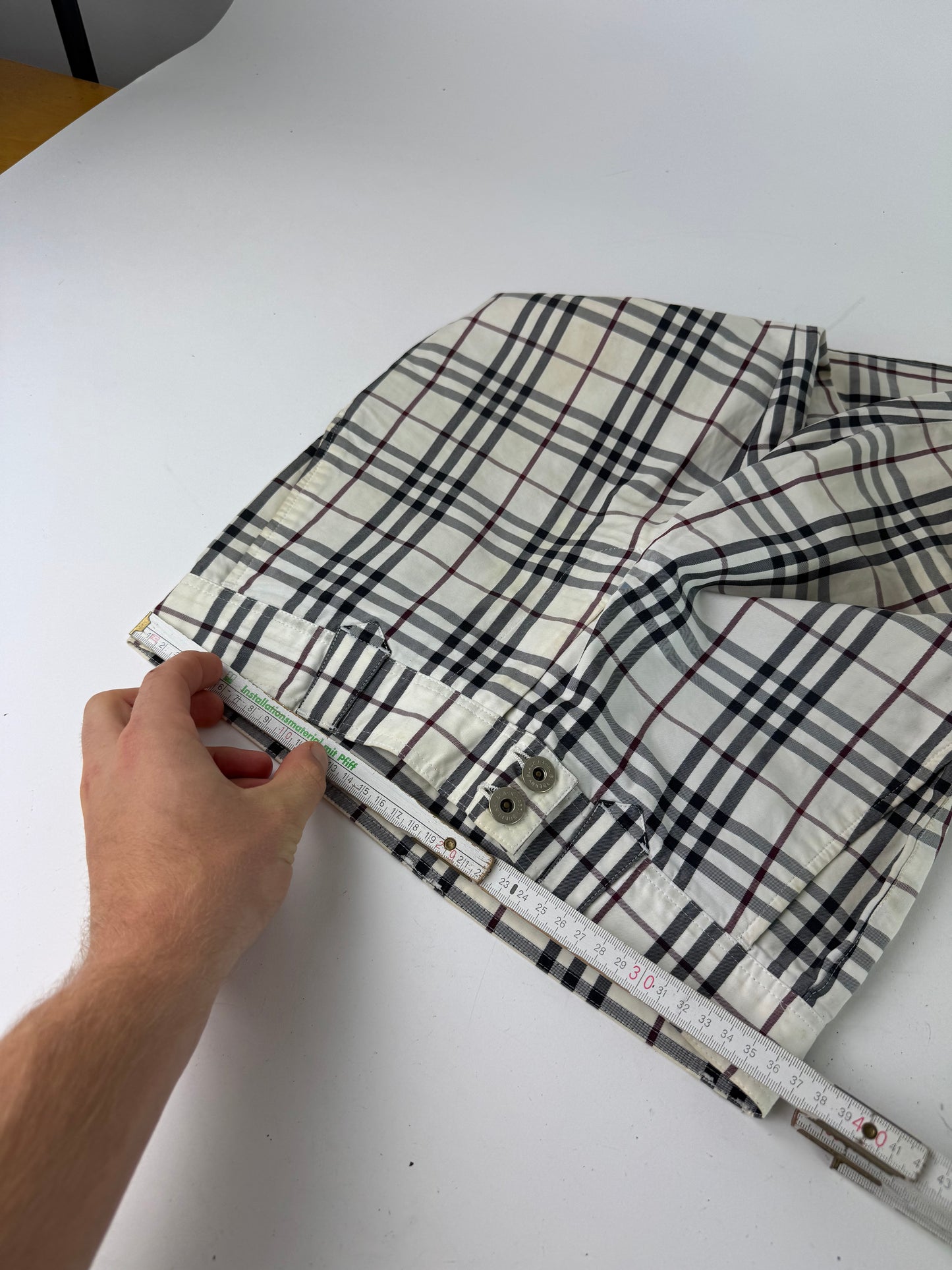 Vintage Burberry Nova Check Pants Beige M