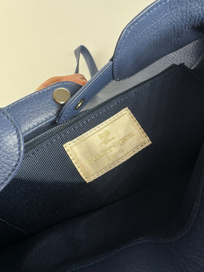 Sac Courreges vintage en cuir bleu