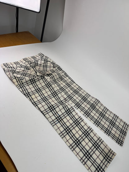 Vintage Burberry Nova Check Pants Beige M