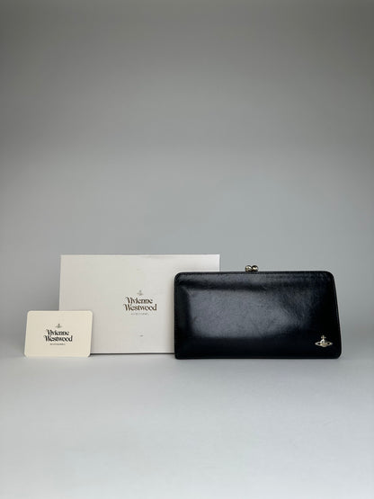 Vintage Vivienne Westwood Leather Wallet Black