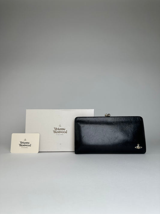 Vintage Vivienne Westwood Leather Wallet Black