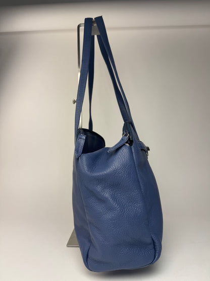 Sac Courreges vintage en cuir bleu