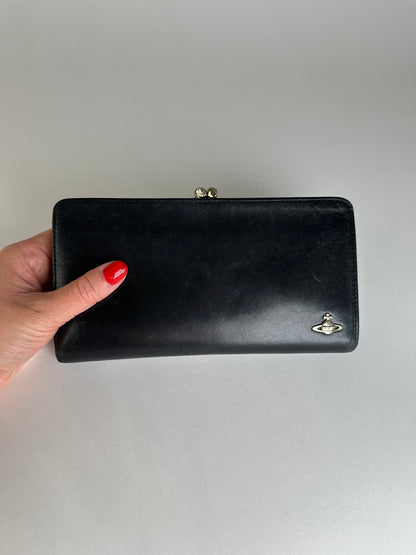 Vintage Vivienne Westwood Leather Wallet Black