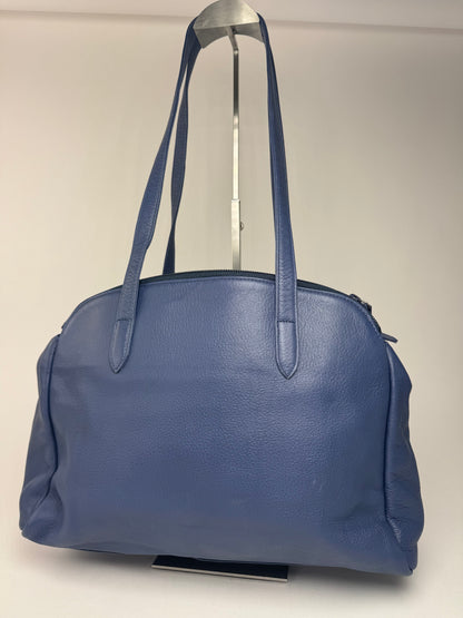Sac Courreges vintage en cuir bleu