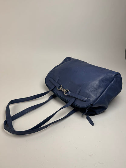 Sac Courreges vintage en cuir bleu