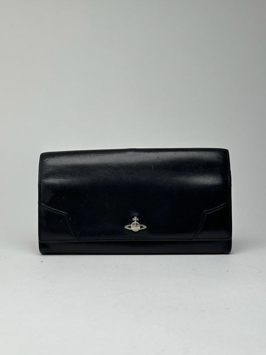 Vintage Vivienne Westwood leather wallet black