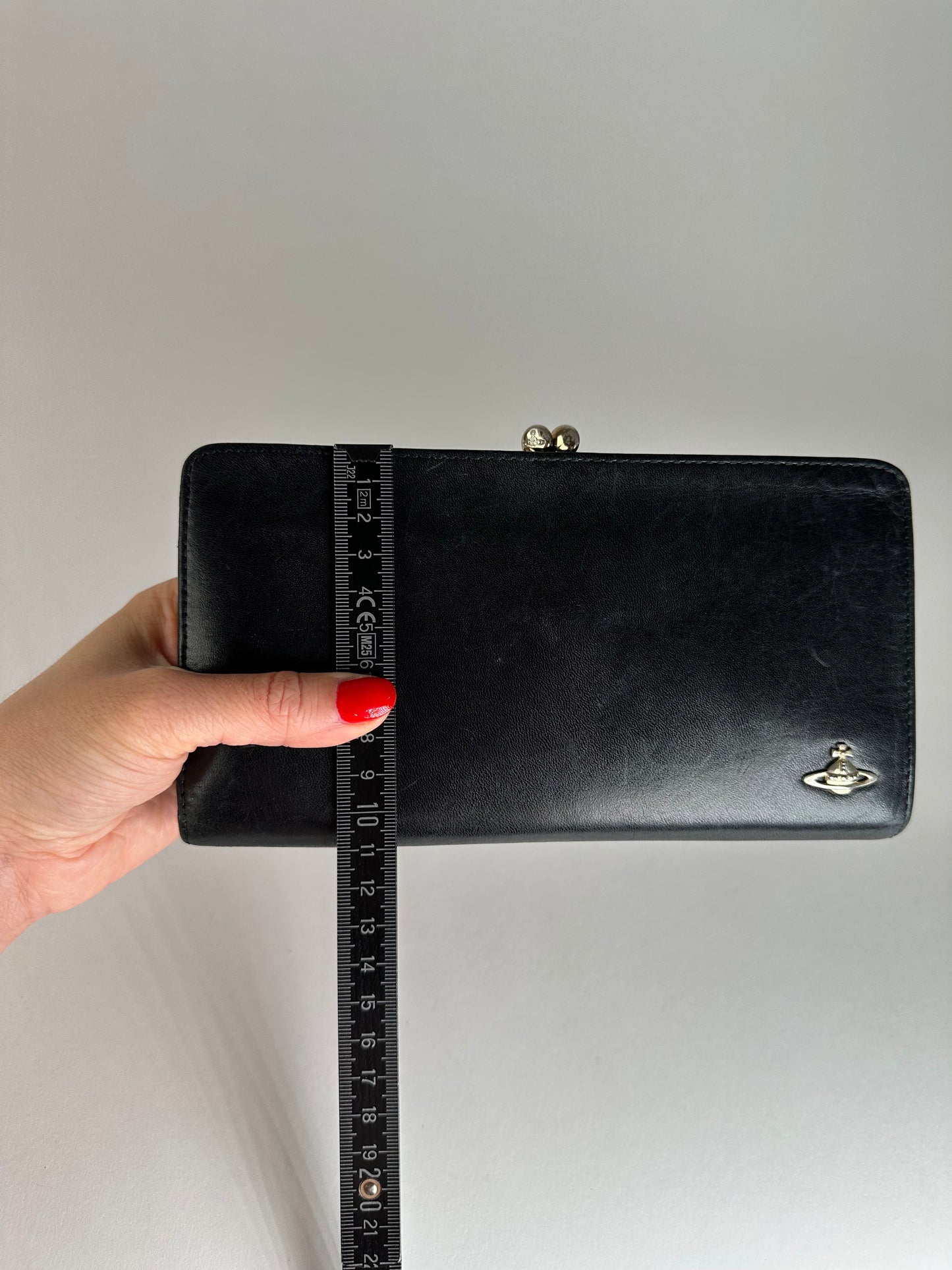 Vintage Vivienne Westwood Leather Wallet Black