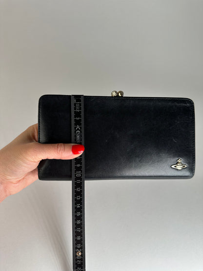 Vintage Vivienne Westwood Leather Wallet Black