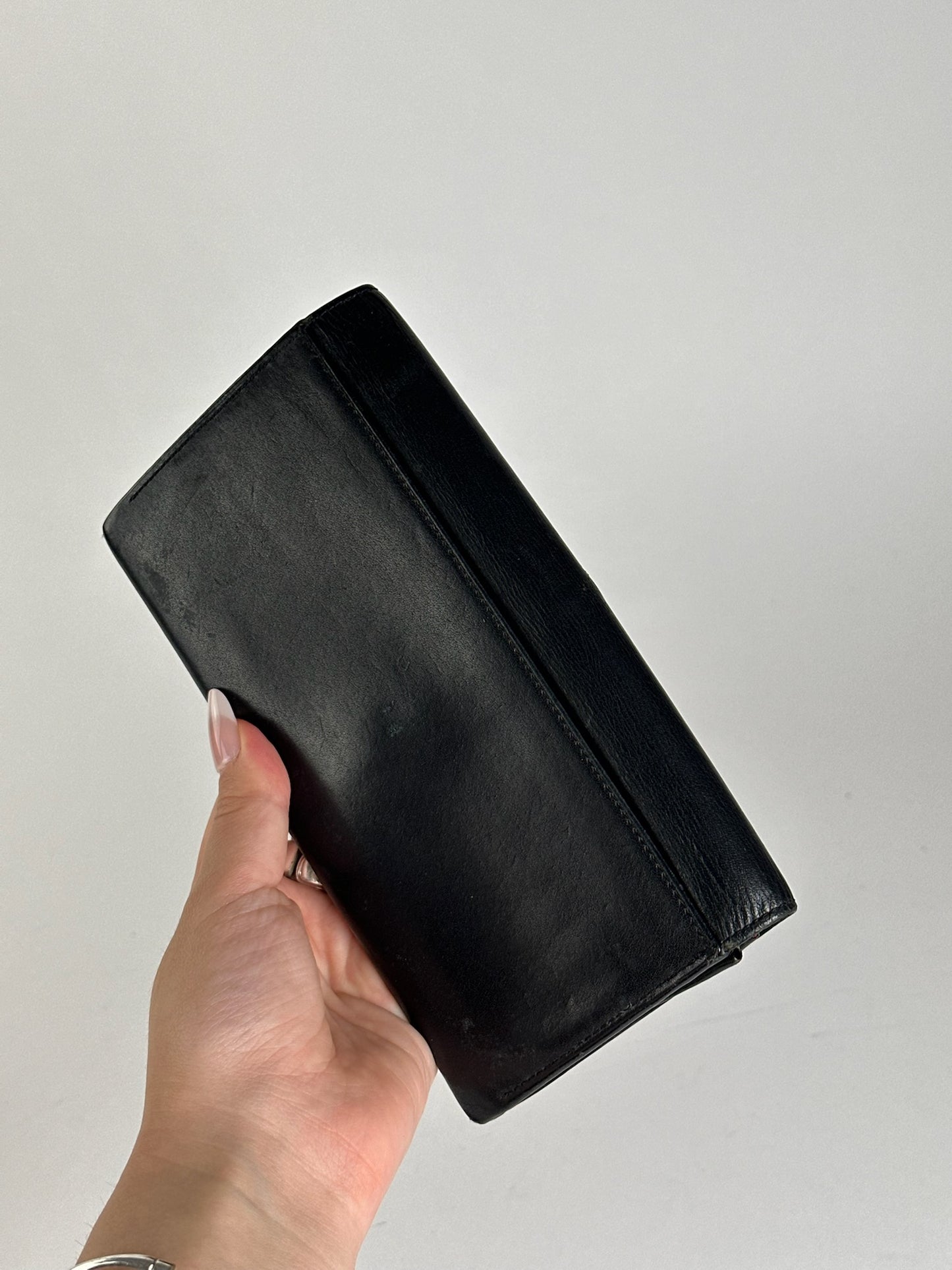 Vintage Vivienne Westwood leather wallet black