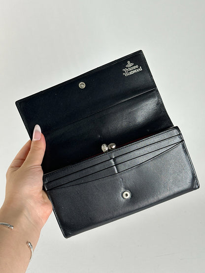 Vintage Vivienne Westwood leather wallet black