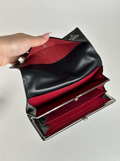 Vintage Vivienne Westwood leather wallet black