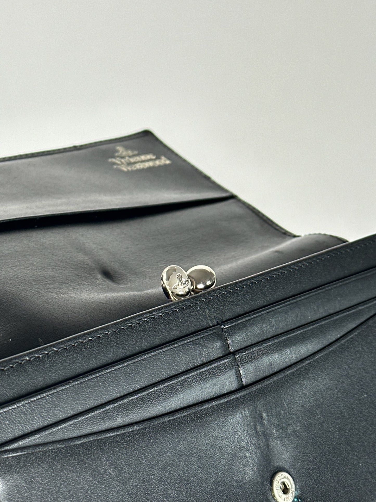 Vintage Vivienne Westwood leather wallet black