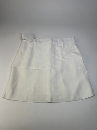 Vintage Chloe Viscose Blend Mini Skirt Off-White