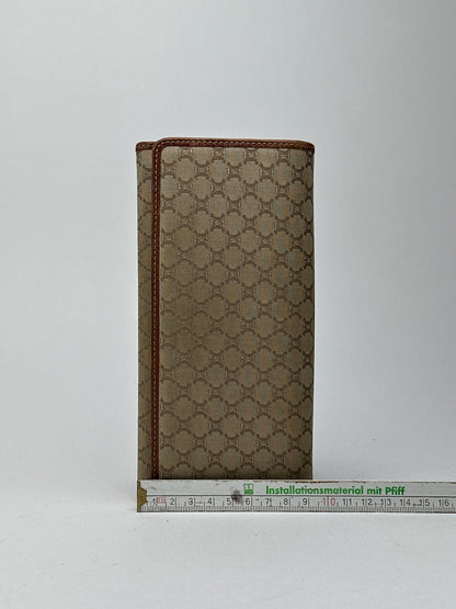 Vintage Celine Triomphe leather ID holder, card holder beige