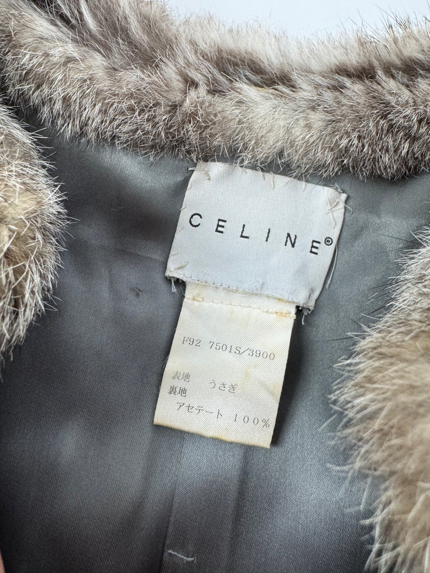 Vintage Celine Paris Fur Top 36/S