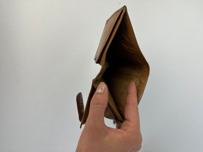 Vintage Celine Macadam Canvas Wallet c. Late 1980s Brown