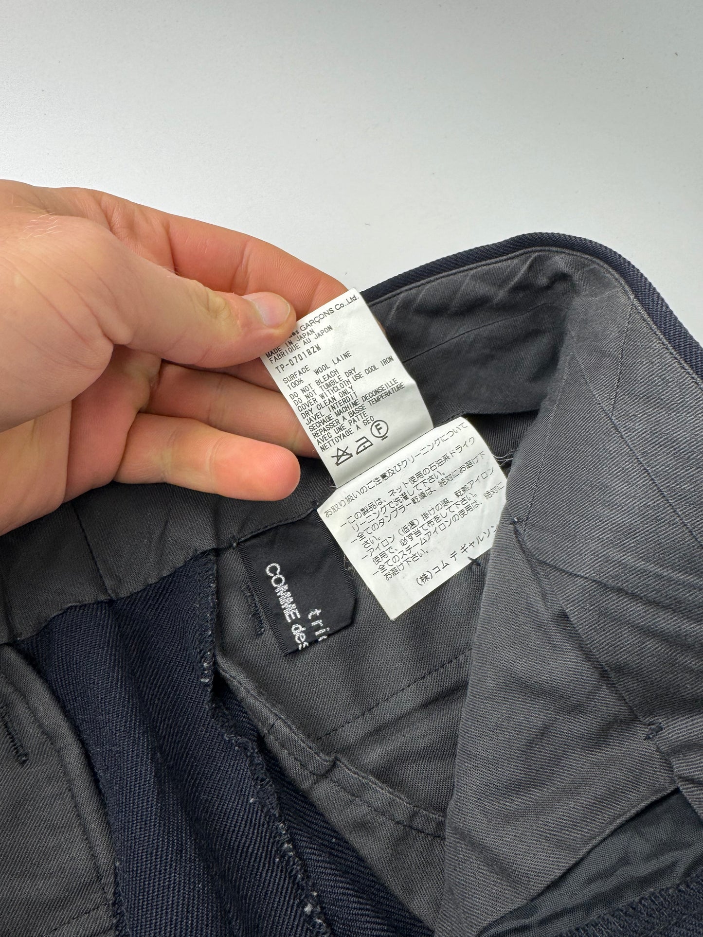 Vintage Comme Des Garçons Pants Navy M