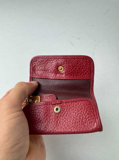 Vintage Dior Leather Key Holder Red