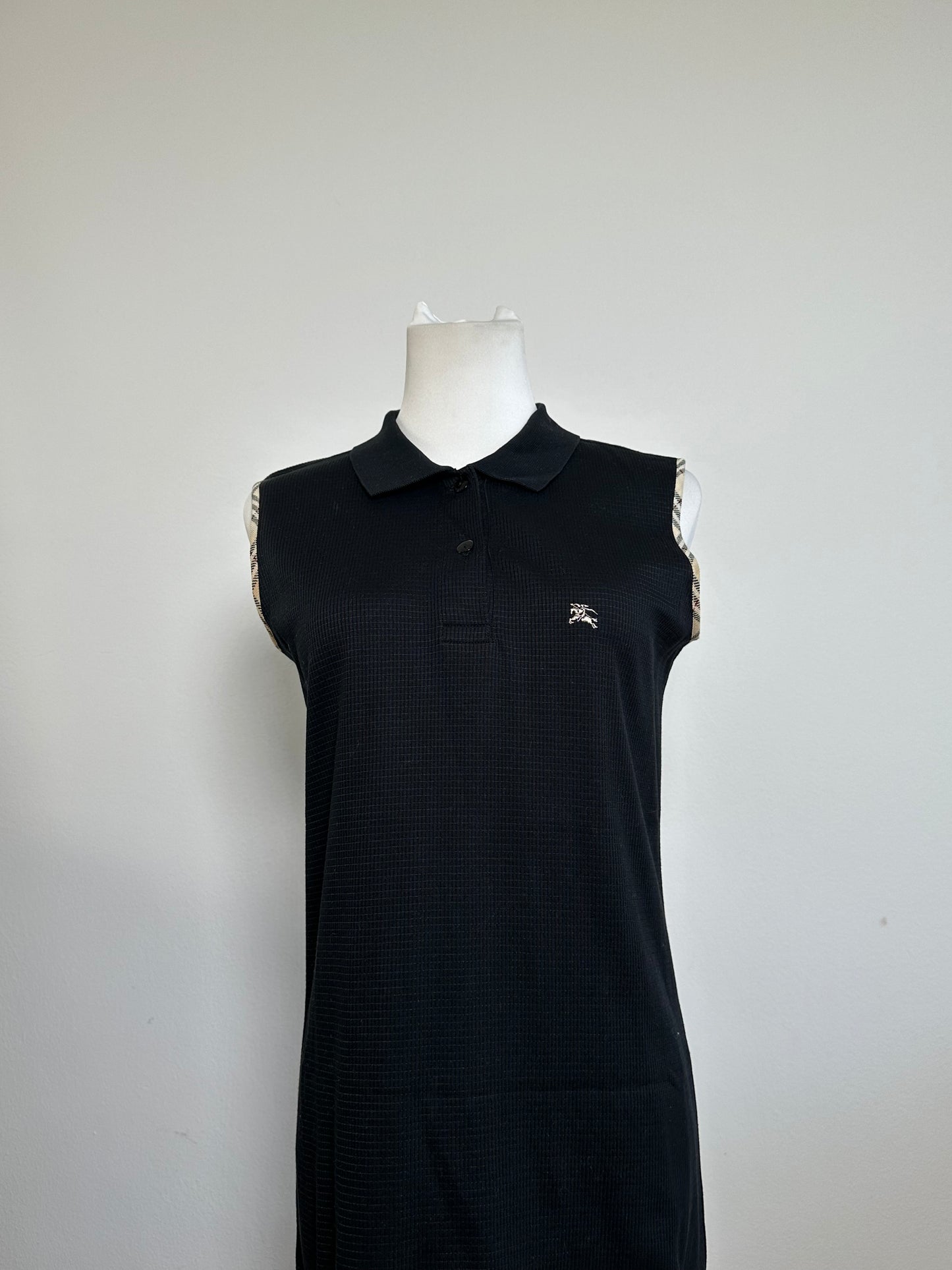Vintage  Burberry Sleeveless Dress Black 38/M
