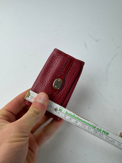 Vintage Dior Leather Key Holder Red