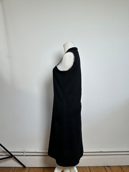 Vintage  Burberry Sleeveless Dress Black 38/M