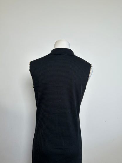 Vintage  Burberry Sleeveless Dress Black 38/M