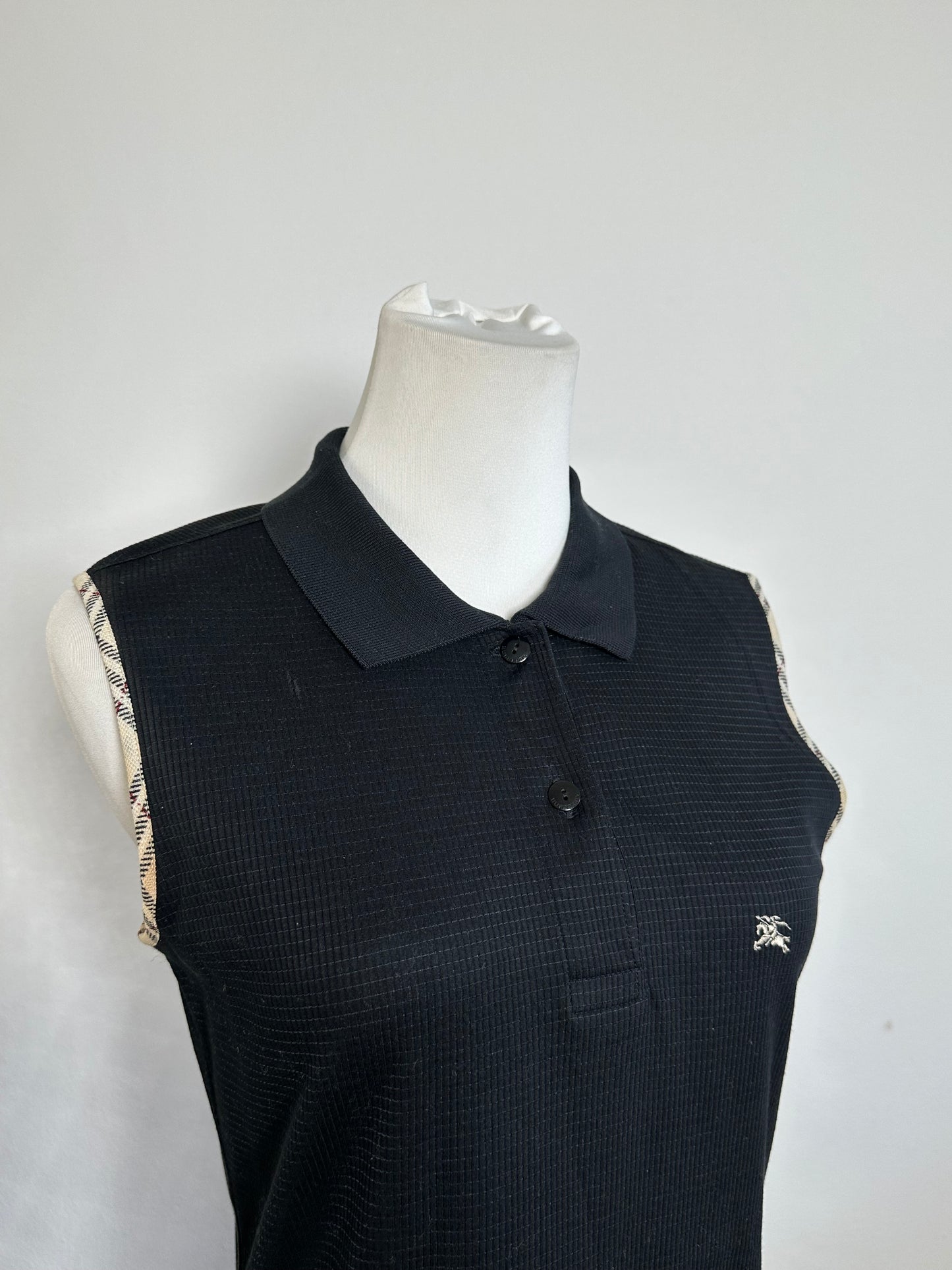 Vintage  Burberry Sleeveless Dress Black 38/M