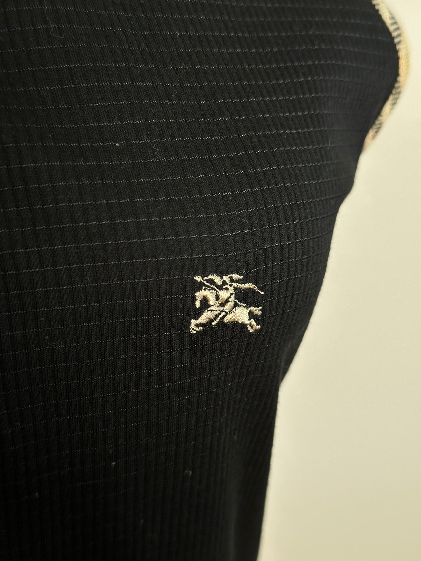 Vintage  Burberry Sleeveless Dress Black 38/M