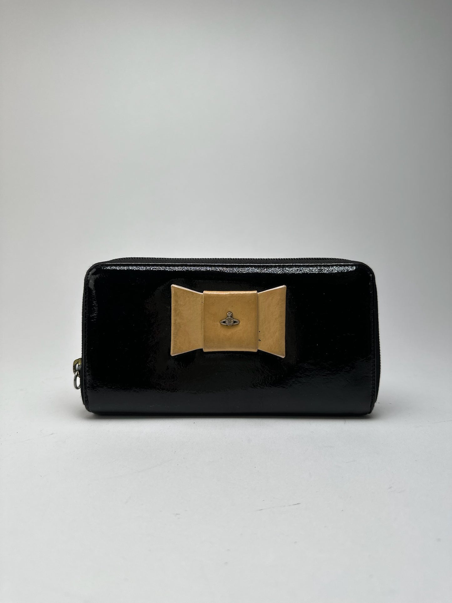 Vintage Vivienne Westwood patent leather wallet black