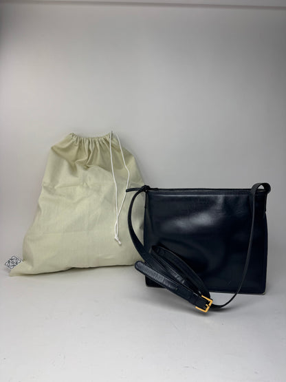Vintage Loewe Madrid Leather bag navy
