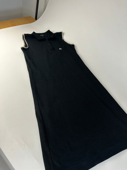 Vintage  Burberry Sleeveless Dress Black 38/M